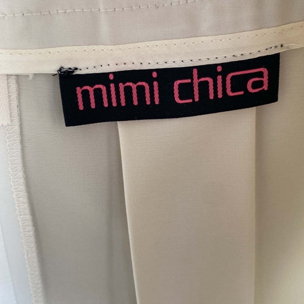 Vintage Cream Mini Skirt - Picture 2 of 5